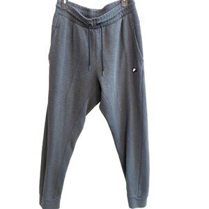 Nike Pants Mens L Dark Gray Joggers Sweatpants Cotton Drawstring Athletic-blp29